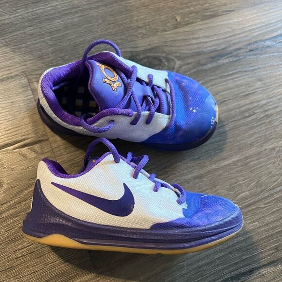 NIKE KEVIN DURANT WHITE PURPLE 7C - Picture 2 of 5